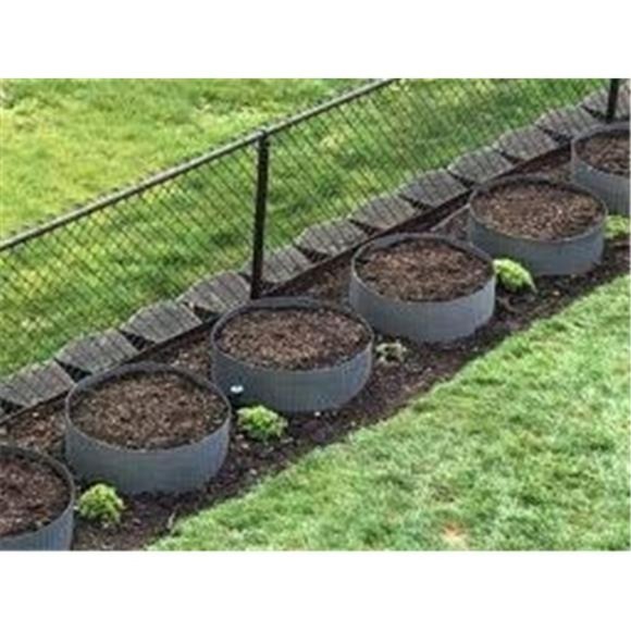 Corrugated Garden Edging (12" Tall Antique) - Picture 4 of 6